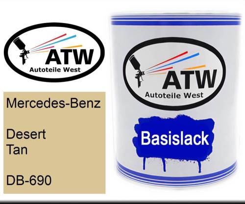 Mercedes-Benz, Desert Tan, DB-690: 1L Lackdose, von ATW Autoteile West.